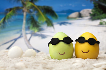 Two easter eggs