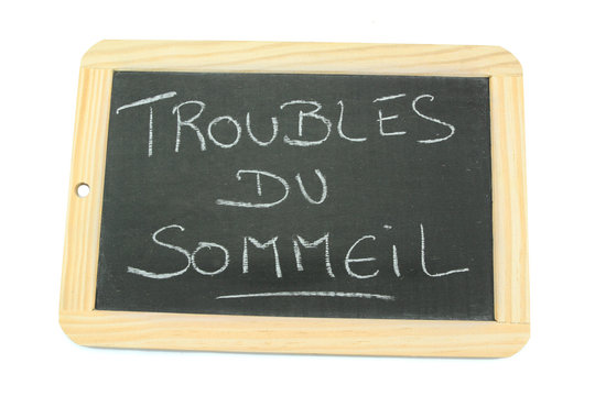 ardoise troubles du sommeil