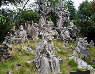 Monument of 18 (16) Arhats, Nanyue Damiao temple, China