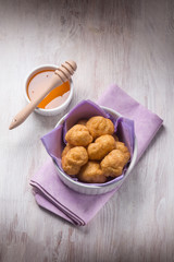 bignole typical italian carnival dessert