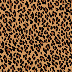 Seamless leopard pattern - 77559518