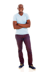 Fototapeta premium african man with arms crossed
