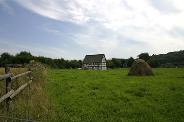 Dorflandschaft, Park, Schlo&szlig;