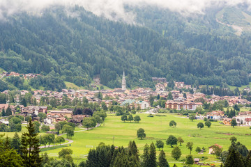 Veduta su Pinzolo