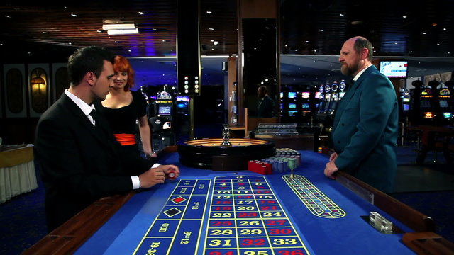 Gambling in casino
