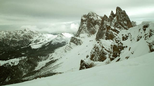 Zeitraffer Berg und Wolken