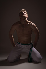 Fototapeta premium Capoeira dancer