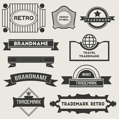 Retro Vintage Insignias or Logotypes
