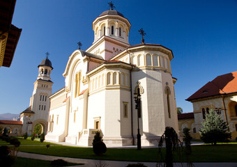 Fototapeta na wymiar Orthodox Cathedral in Alba Iulia
