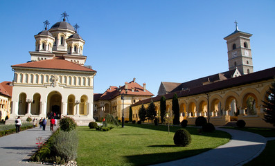 Fototapeta na wymiar Reunification church in Alba Iulia, Romania