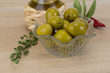 Green olives