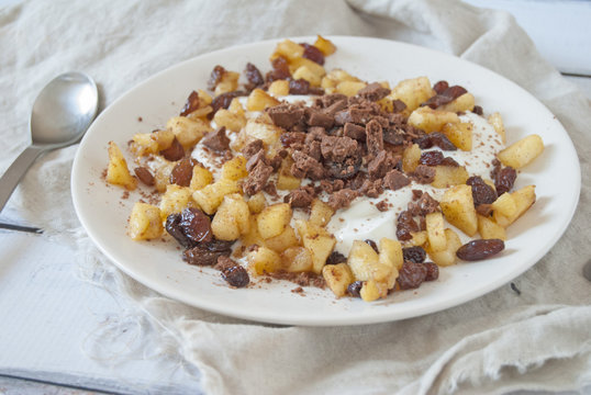 appel kaneel yoghurt