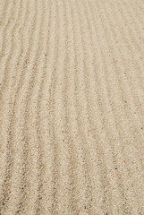 Sand lines in an Japanese garden