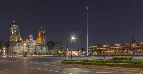 Fotobehang Plaza de la Constitución, México D.F. © memotlacuilo
