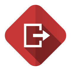 exit flat icon