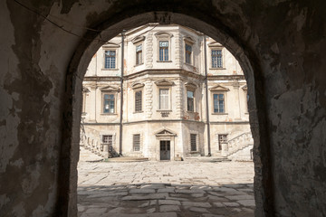 Polish Renaissance castle Pidhirtsi in modern Ukraine near Lviv