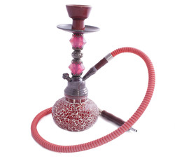 red glass hookah