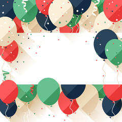 Happy Birthday announcement / poster / flyer / greeting card in