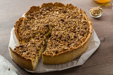 Cheesecake with honey