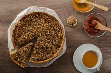 Cheesecake with honey