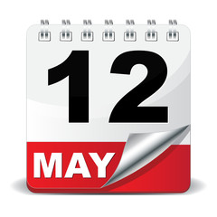 Fototapeta premium 12 MAY ICON