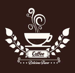 Coffee design, vector illustration.