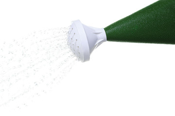 Hand pouring water from watering can