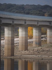 Embalse de Valmayor en Madrid en otoño