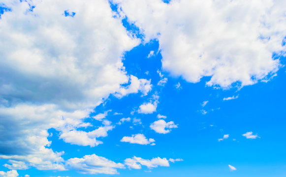 Blue sky and sun shine