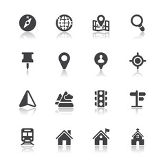 Map and Location Icons