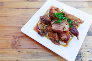 Stewed Pork Leg