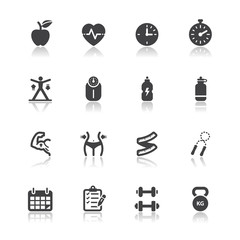 Fitness and Health Icons