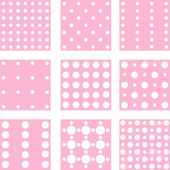 Set of nine backgrounds for design