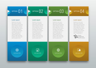 Infographics Web Banner & Label Design