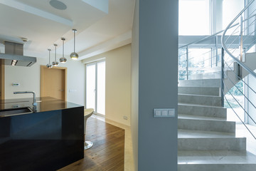 Staircase in modern house