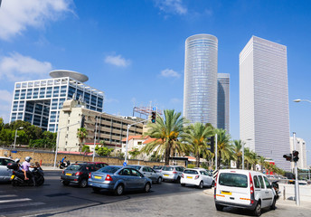 Building skyscrapers in Tel Aviv