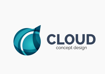 Modern cloud logo