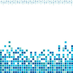 Corporate blue pixels background