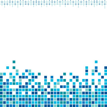 Corporate Blue Pixels Background