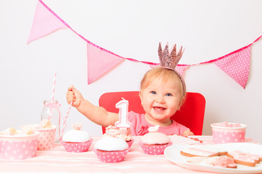 little princess at first birthday party