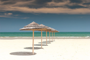Umbrellas on the beach