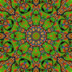 8 elements colored mythical kaleidoscope