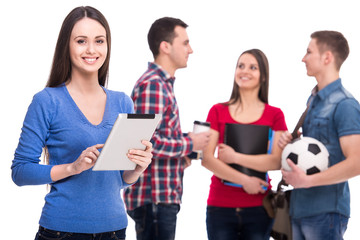Fototapeta premium Students.