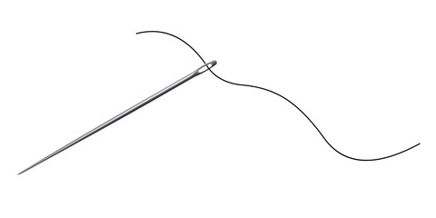 Couture, fil et aiguille © Regormark