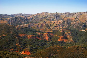 Fototapeta premium hilly landscape, Crete, Greece