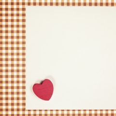 greeting card with cute heart