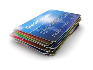 Credit Cards (clipping path included)