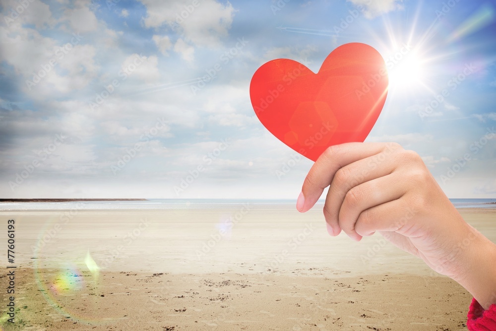 Poster Composite image of heart