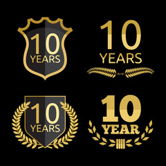 10 years anniversary set