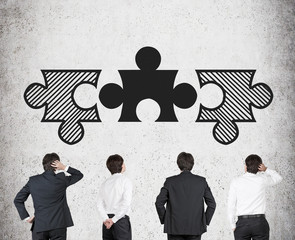 businesspeople thinking